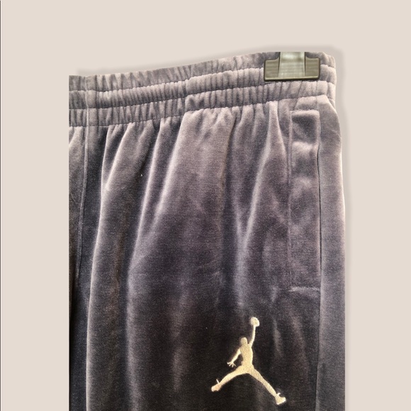 Junior Girls Nike Jordan Velour Jogger - Picture 3 of 4